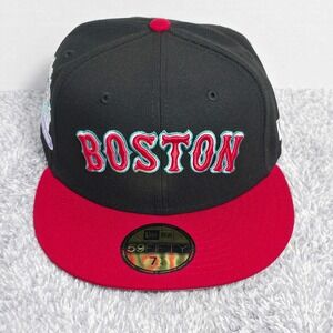 New Era 59FIFTY Boston Red Sox Spring Training Side Patch 7 1/4 Fitted Cap NWT